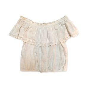 Off the shoulder Ruffle Top